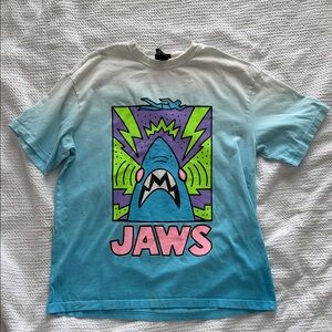 H&M Jaws Tie Dye Graphic Tee